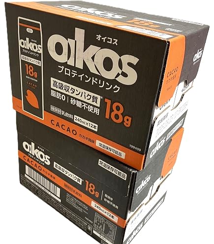Amazon.co.jp: ダノン オイコス プロテインドリンク カカオ 240ml×12本